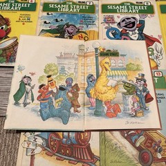 Vintage Sesame Street Library Books Set Vol 1–15 CTW Funk Wagnalls 1970s