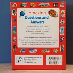 Amazing Questions & Answers Book, 512 Colorful Pages of Amazing Facts, 2004 EUC