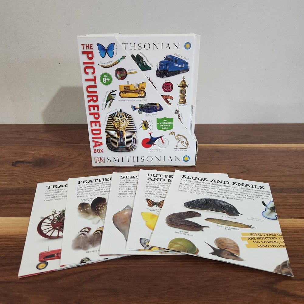 DK Smithsonian The Picturepedia 10 Book Set 5 Posters Homeschool Educational