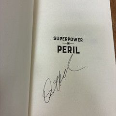 Superpower In Peril David H. McCormick Center Street Political Science SIGNED