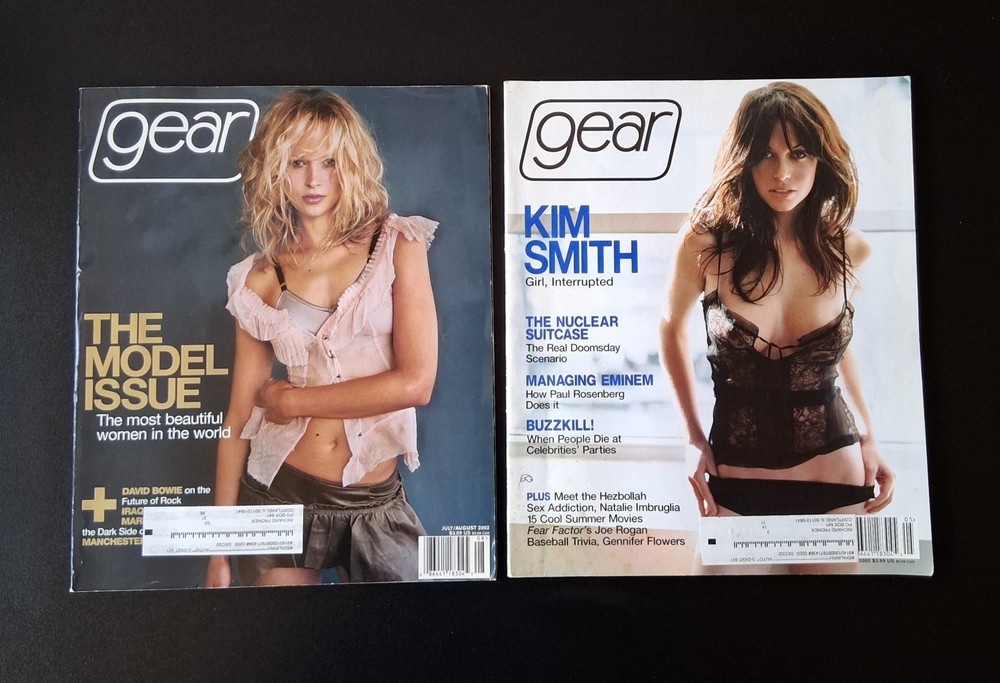 Gear Magazine May 2002 Kim Smith, Gear Magazine 2002 The Model Issue Lot of 2
