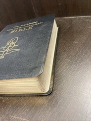 🙏 NEW AMERICAN BIBLE Saint Joseph Edition Large Type 611 / 13B Black Leather
