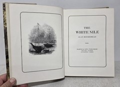 The White Blue Nile Alan Moorehead Hardcover Book Lot Of 2 Illus. 1972 Africa