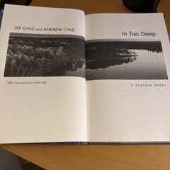 First Edition 1st Printing In Too Deep Lee Child & Andrew Child Hardcover New