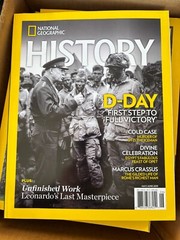 National Geographic HISTORY May/June 2019 D-Day, Egypt, Rome, Leonardo, Iceman