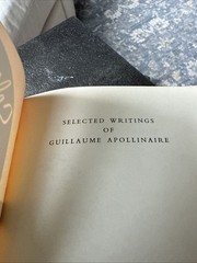 GUILLAUME APOLLINAIRE Selected Writings PB 3rd Print Roger Shattuck