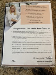 One Step Closer Bible NLT Navy Blue Candace Cameron Bure – Red Letter