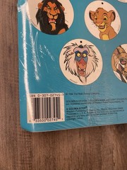 Lion King Golden Books Lot Giant Coloring Paint Water Sticker Fun 1994 3 Set