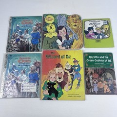 The Wizard of Oz Vintage Collectible Children’s Fiction Books Lot of 6 Disney US