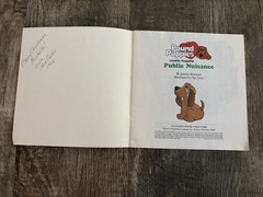 1987 A Golden Book Pound Puppies Public Nuisance Paperback Book