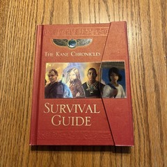 4 Hardcover The Kane Chronicles Books Complete Set 1-3 & Survival Guide