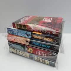 5 x Private Series by James Patterson Paperback Books – 4 Large – Delhi, Oz