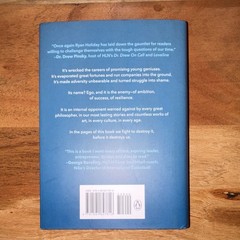 Ryan Holiday Ego Is the Enemy Hardcover 2016 Penguin Self-Help Psychology