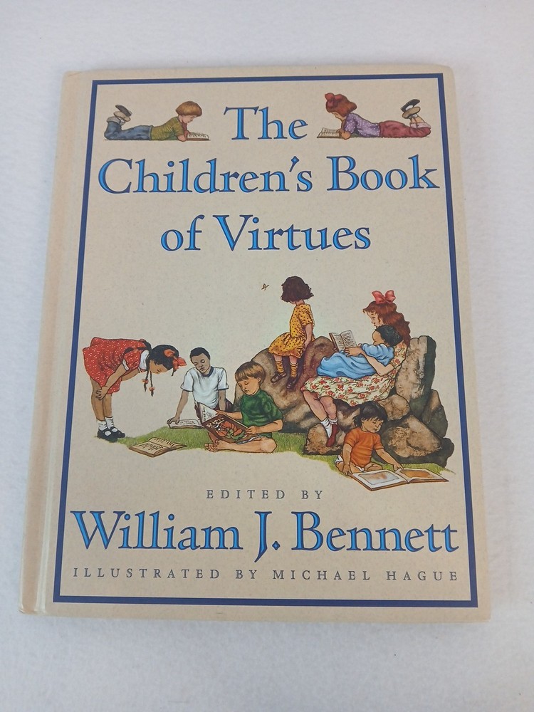 Vintage 1995 The Children’s Book of Virtues Hard cover by William J. Bennett