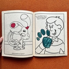 READ Lot Of 3 Vintage 2000s Blue’s Clues Coloring & Activity Books Stickers Used