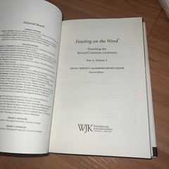 Feasting on The Word Year B Volumes 1 2 3 4 Preaching Lectionary Set HCDJ