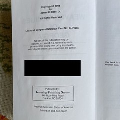 The Weaver Families of Georgia Volume I, Genealogies of 17+ Families, 500+ pages