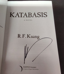 Katabasis by R.F. Kuang 1st Ed. Signed 6th Print 2025 HC