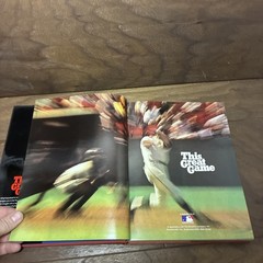 Vintage MLB 1971 Book ; This Great Game Hardcover w/DJ : Color B&W Illustration