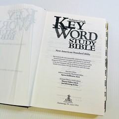 NASB Hebrew-Greek Key Word Study Bible – Hardcover AMG Publishers