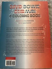A Coloring Book David Bowie Starman – (Read Description) NEW – NO PAGES COLORED