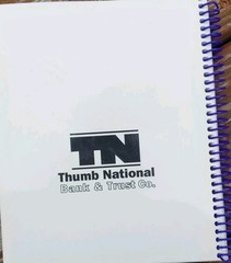 Recipes Thumb National Bank Michigan MI Volume II Cookbook 104 Pages