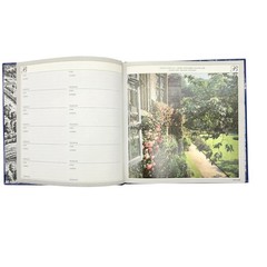 The English Garden Address Book Hardcover By Four Seasons Publishing 8.5 in Blue