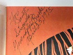 VTG POETRY: SIGNED The Tiger Who Wore White Gloves by Gwendolyn Brooks – 1974 PB