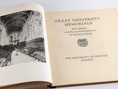 Great University Memorials 1925 University of Chicago Preface Calvin Coolidge