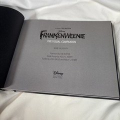 Frankenweenie The Visual Companion Tim Burton Disney Editions Hardcover Artbook