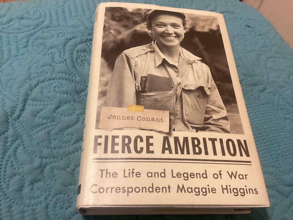FIERCE AMBITION LIFE & LEGEND WAR CORRESPONDENT MAGGIE HIGGINS,EXC/FREE POSTAGE