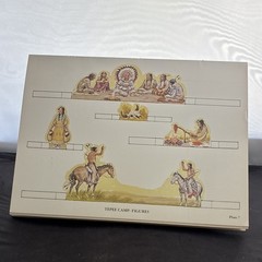 Matthew Kalmenoff Plains Indians Diorama to Cut & Assemble PB Illustrated 1975