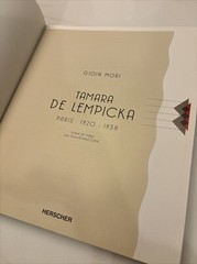 Tamara de Lempicka Paris 1920-1938 SC 2000 French Language VG++