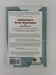 California’s Arab Americans by Janice Marschner (2003,Hardcover)