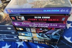 Huge Epic Fantasy Book Lot 11x – Glen Cook Black Company, Garrett PI, Erikson
