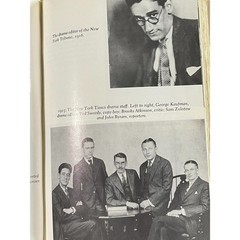 George S. Kaufman: An Intimate Portrait by Howard Teichmann HCDJ 1972 Book Club