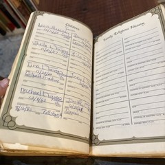 VTG 1973 Holy Bible New Analytical Edition Dickson KJV Moroccan Leather DAMAGED