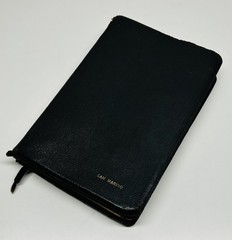 Vntg Black Oxford KJV HOLY BIBLE Leather New Scofield Edition Thumb Index c.1967