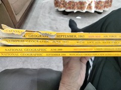 Lot NATIONAL GEOGRAPHIC 1965 / 1977 / 2000 / 2006 plus 3 maps