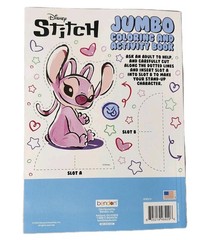 Set of 2 Disney Pixar Toy Story Buzz Lilo & Stitch Alien Color Coloring Book Lot