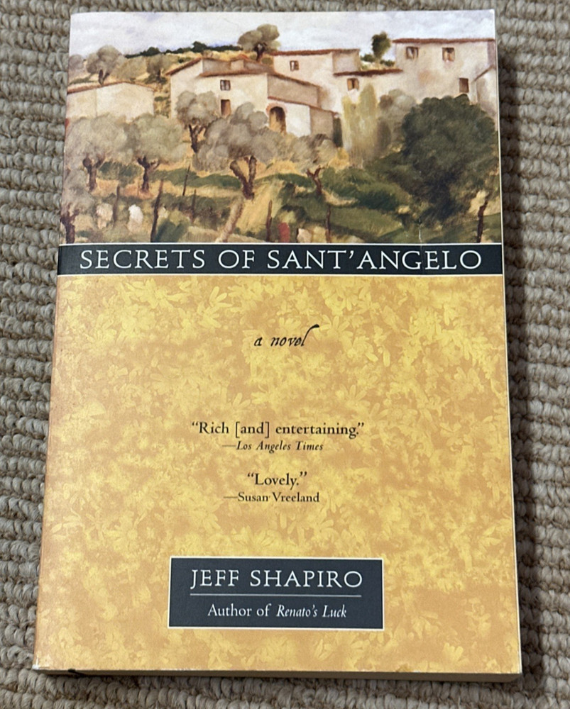 Secrets of Sant’angelo a novel by Jeff Shapiro 2006 paperback PB