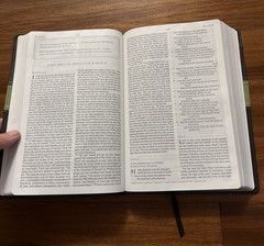 ESV MacArthur Drawing Near Devotional Bible TruTone Charcoal/Sage Trail Design