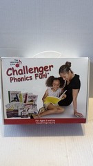 Challenger Phonics Fun Learning Set DVDs Books Cards Readers Incomplete Some New
