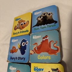Disney&Pixar Finding Dory Learning Books 2016, Children’s 8 Books 2.75” Square