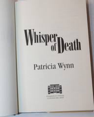 Whisper of Death (Blue Satan Mystery) – Hardcover By Wynn, Patricia – VG+ HCDJ