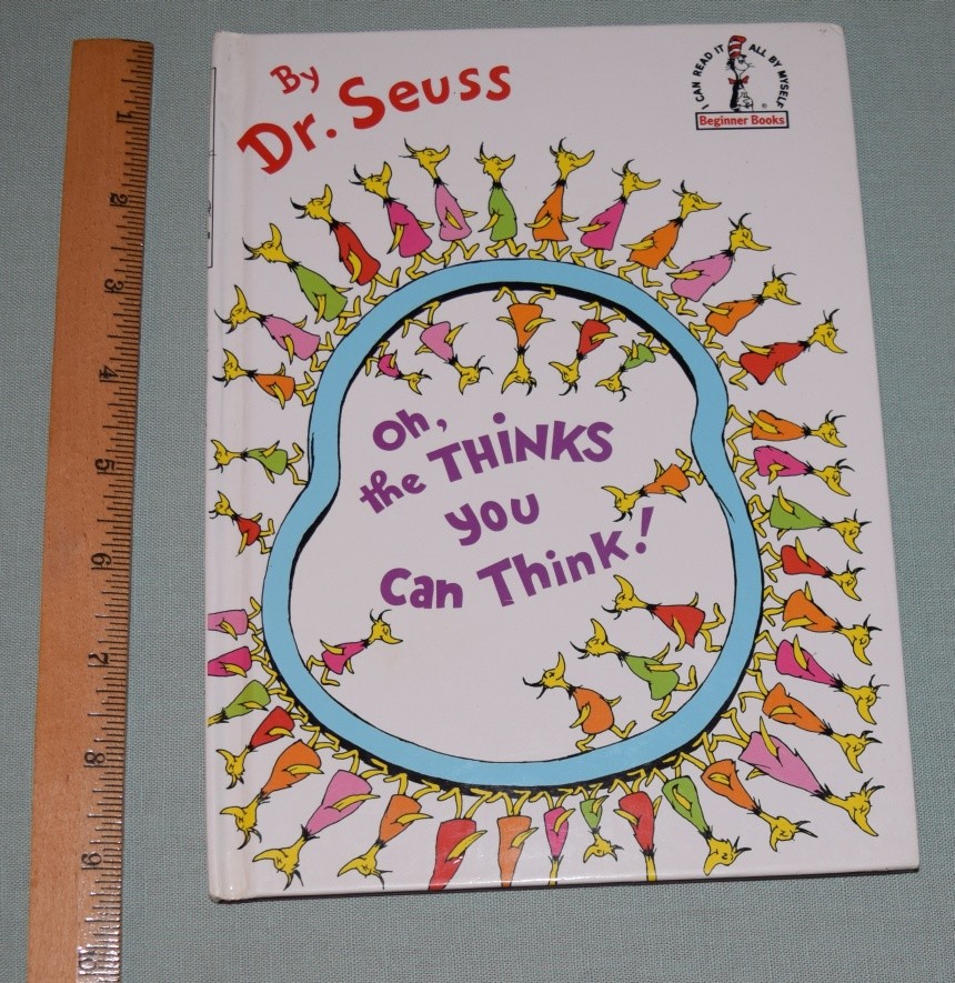 Dr Seuss Book – Oh Thinks You Can Think (9.25 x 6.75in) #0917