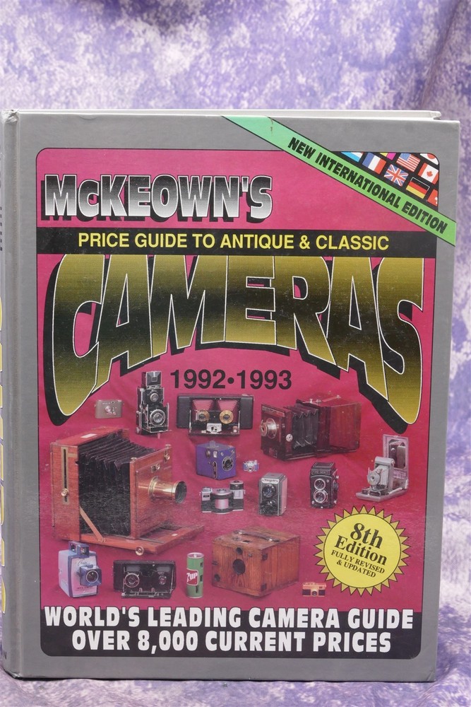McKeown’s Price Guide to Antique & Classic Cameras 8th Ed. 1992-1993 500 pages