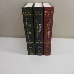Dennis Prager The Rational Bible 3-Book Hardcover Set Genesis Exodus Deuteronomy