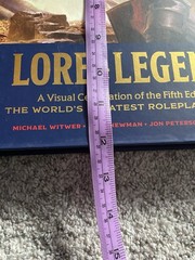 Dungeons and Dragons Lore and Legends A Visual Celebration Coffee Table Book 12”
