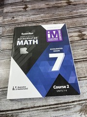 Illustrative Mathematics: Accelerated Grade 7 Units 7-9 Student Edition K Hunt